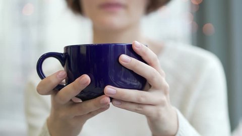 Young Woman Enjoying Her Morning Stock Footage Video 100 Royalty Free 19125319 Shutterstock