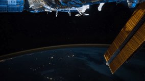 JUNE 2018: Planet Earth seen from the International Space Station at night over the earth, Time Lapse 4K. Images courtesy of NASA Johnson Space Center. Prores 1080p
