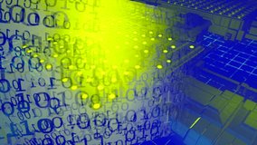 Technology background. Binary Code. Abstract Big Data. Data Stream - Powered by Shutterstock - Get 15% off with code: PIKWIZARD15