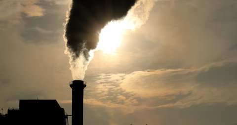 Industry Pipes Pollute the Atmosphere With Smoke, Ecology pollution, Industrial factory pollutes, smoke stacks and exhaust pipes,Top Industry Sources, The World's Most Polluting Industries, news media