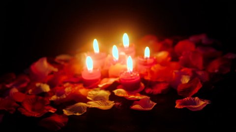 Happy Birthday Cake With Burning の動画素材 ロイヤリティフリー Shutterstock