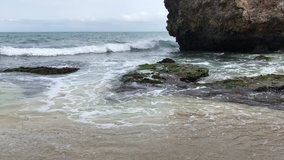 Dec 30/2018 4k video of morning at Biubiu beach, Bali, Indonesia