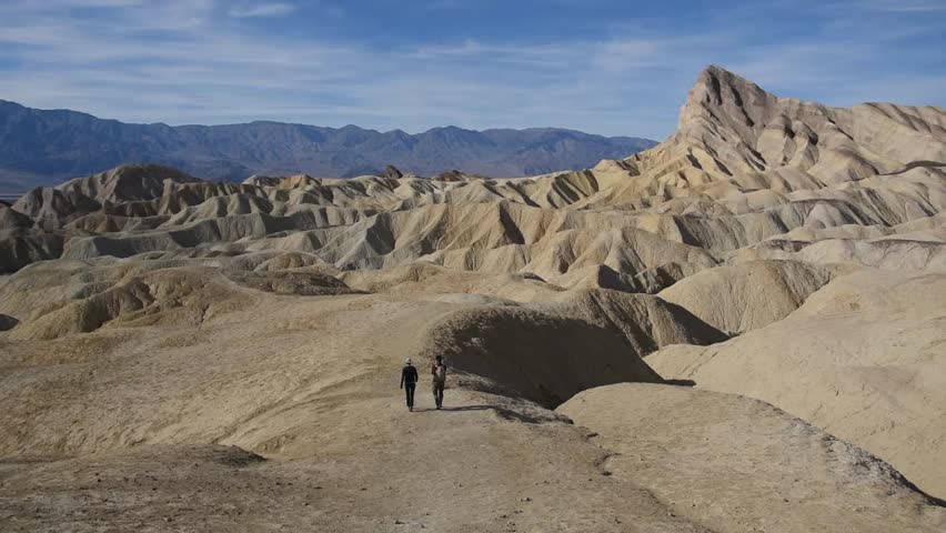 Hiking in the Death Valley National Park (Zabriskie Point, Manly Beacon)