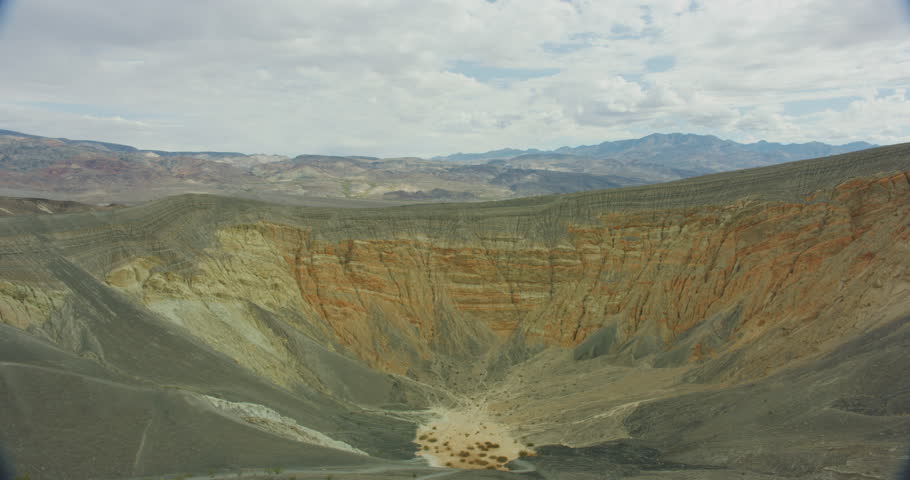 Time lapse of Ubehebe Crater in Death Valley National Park, California.