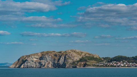 Time Lapse North Wales Llandudno near the Great Orme 4K