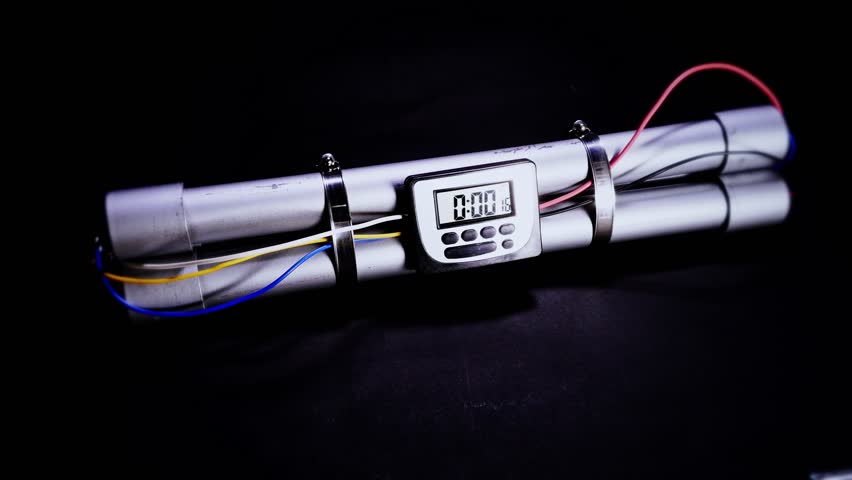 hand cuts wire defuse pipe bomb Stock Footage Video (100% Royalty-free ...