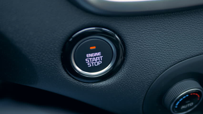 Press start button. Hand start button. Person putting start button 3d.