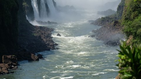 Iguazu Falls, on the border of Argentina and Brazil