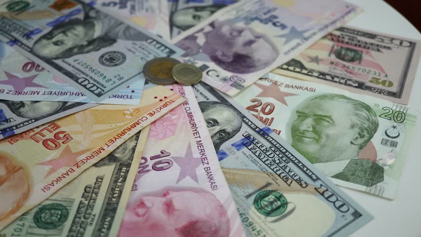 Деньги Азербайджана. 1 доллар в турции на сегодня