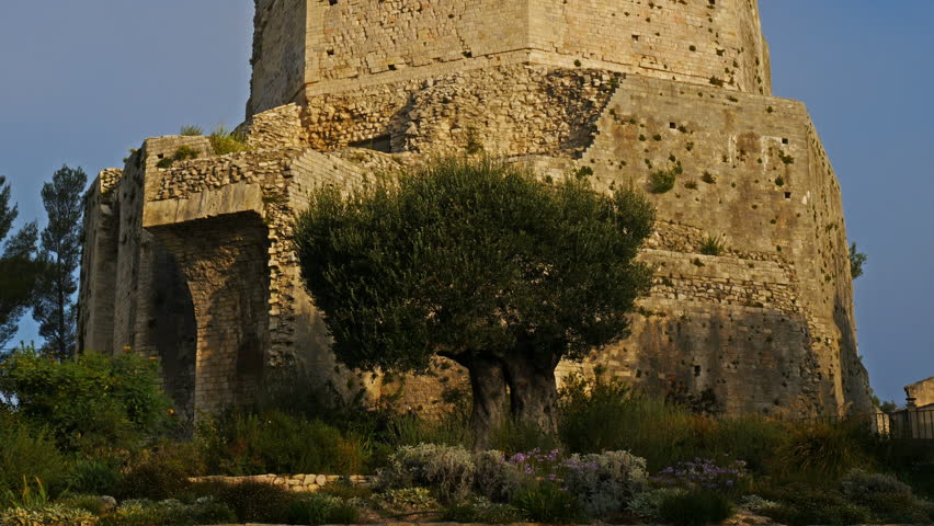 The roman tower Magne, park of la Fontaine, Nimes, Gard, France