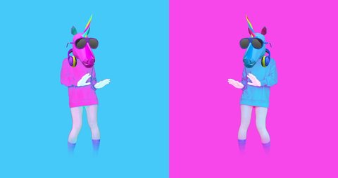 dancing unicorn animated gif