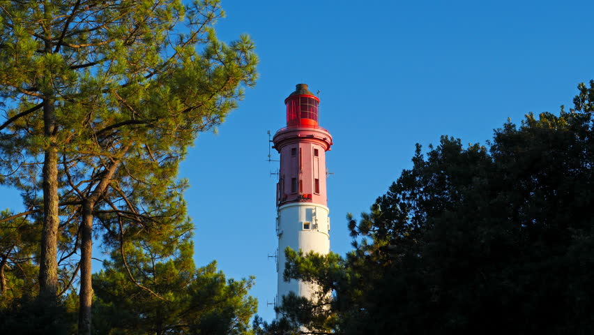 The lighthouse of Cap Ferret, Lège-Cap-Ferret, Arcachon, Gironde, France