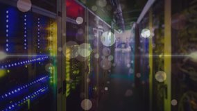 Digital composite of animation of database and colorful computer server  - Powered by Shutterstock - Get 15% off with code: PIKWIZARD15