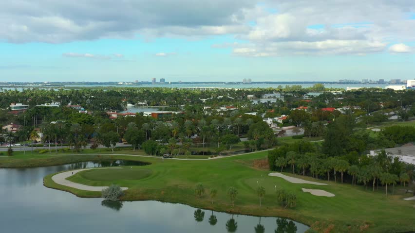 Aerial tour Miami Beach neighborhoods 4k, a Buildings & Landmark Video by Felix Mizioznikov
