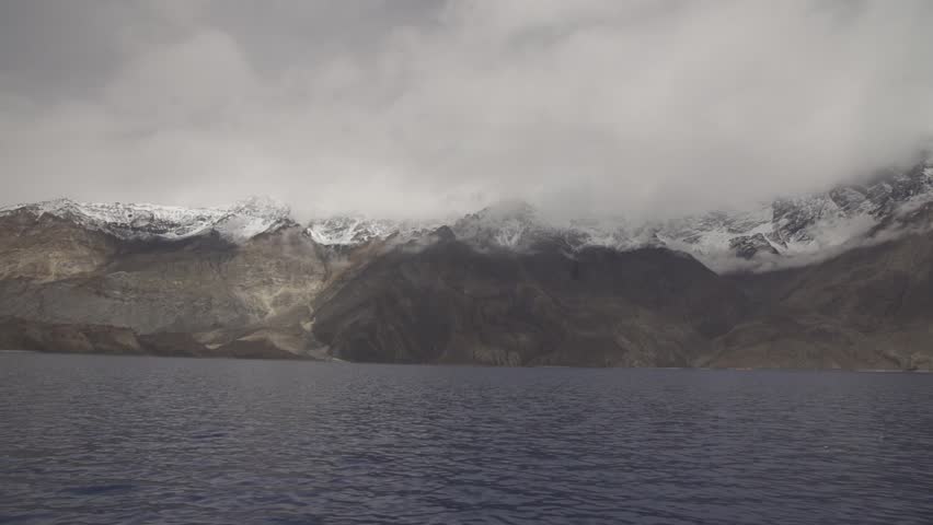 CLOUD MOUNTAINS IN A LAKE 