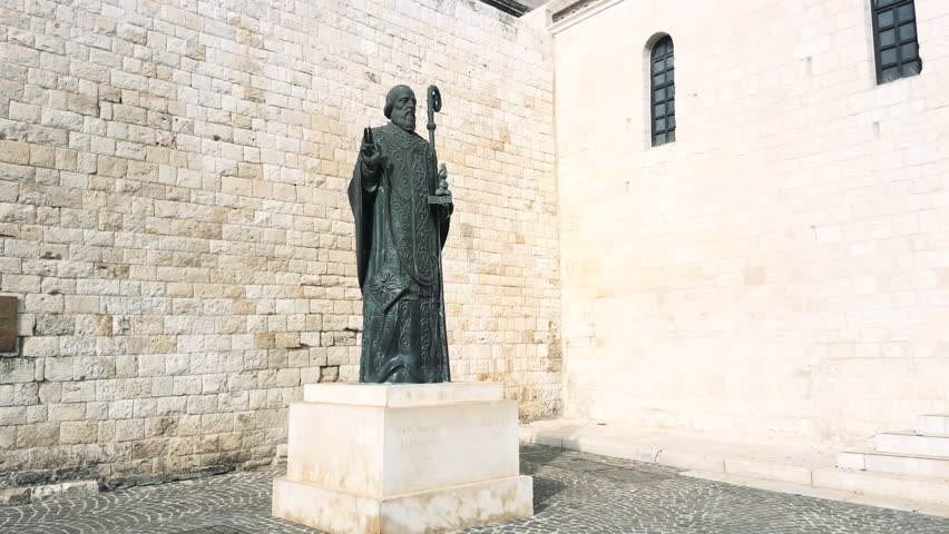 Statue of Saint Nikola, Bari Italy