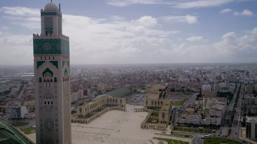 The Hassan II Mosque or Grande Mosquée Hassan II is a mosque in Casablanca, Morocco. It is the largest mosque in Africa, and the 5th largest in the world.