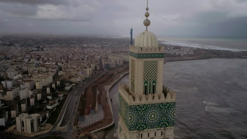 The Hassan II Mosque or Grande Mosquée Hassan II is a mosque in Casablanca, Morocco. It is the largest mosque in Africa, and the 5th largest in the world.