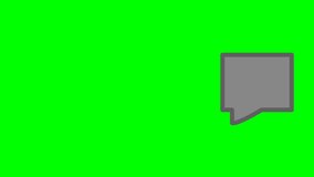 Looped animation on a green background. animated nameplate for text. - Powered by Shutterstock - Get 15% off with code: PIKWIZARD15