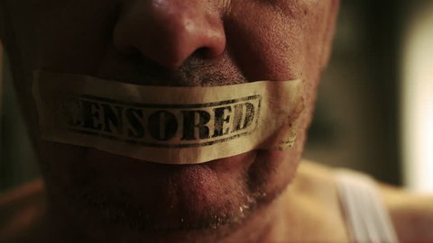 Censorship Freedom Of Speech Concept