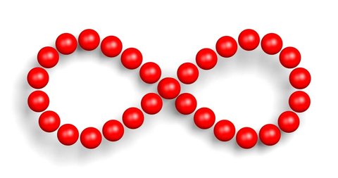 Loopable Animated Infinity Sign Preloader Icon Stock Footage Video (100 ...