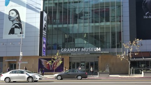LOS ANGELES, CA/USA - JANUARY 7, 2019: The Grammy Museum in Los Angeles
