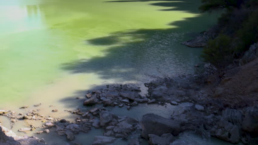Crater park in New Zealand