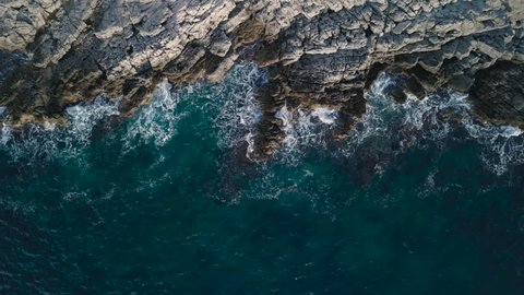 Aerial View Sea Waves Fantastic Rocky Stock Photo 760441468 | Shutterstock