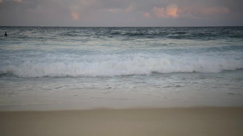 Waves at sunset, Sydney Australia