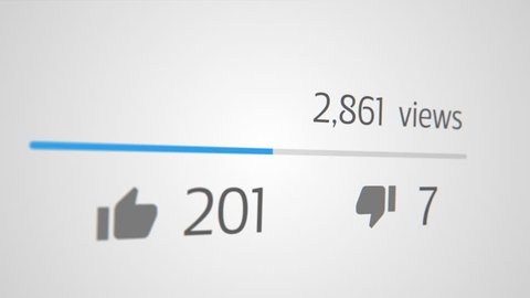 YouTube Views Counter. Perspective version.