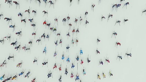 Ski Marathon Moscow Top View