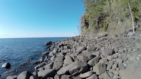 Valaam Island Rocky Shoreline Serene Landscape