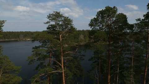 Valaam Cozy Quiet Piece Land Rocky Shores