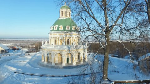 Church Russian Village Winter