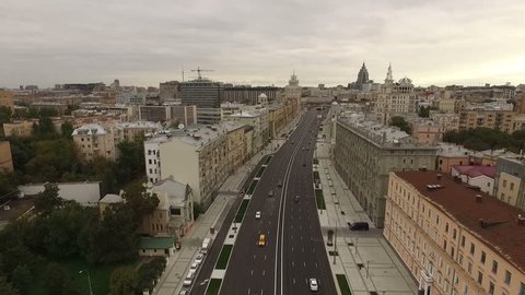 Moscow Garden Ring Early Morning