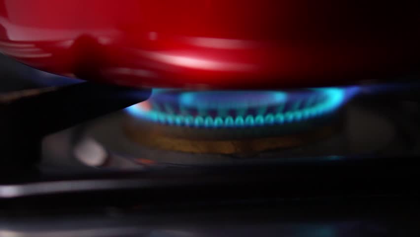 Gas stove with sauce pan. Many recipes start this way.
120fps Slow Motion | Shutterstock HD Video #1022311972