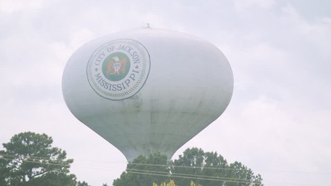 Water tower in Jackson, Mississippi