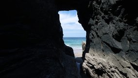 Flying through the Cave to the Ocean