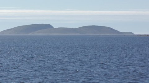 View of the islands in the White Sea
