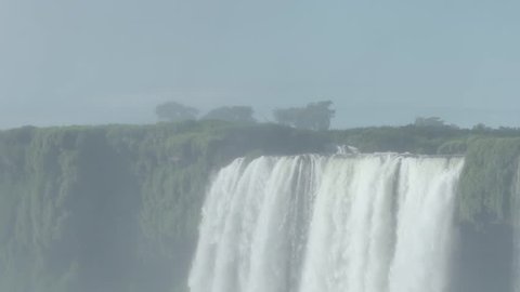 Tilt Down in Iguassu Falls 5 ungraded footage