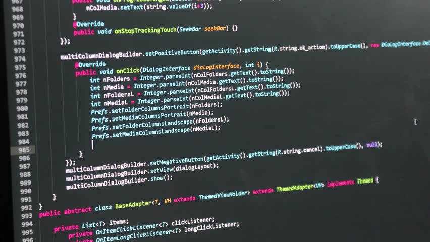 Programmer developer writing and editing code on computer screen | Shutterstock HD Video #1022410678