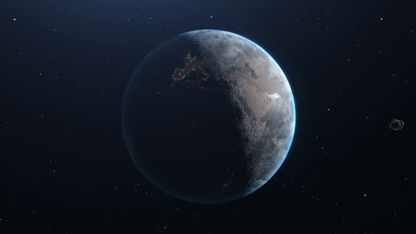 Meteor Flying Towards Planet Earth Long Shot
 | Shutterstock HD Video #1022418688