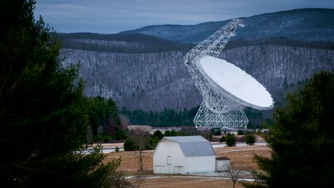 Green Bank Observatory Radio Telescope in Green Bank West Virginia