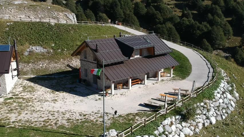 A cottage in the mountains