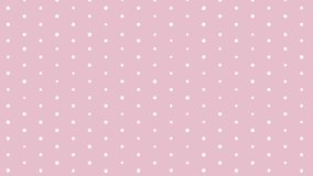 Simple pink polka dot background. Loop. - Powered by Shutterstock - Get 15% off with code: PIKWIZARD15