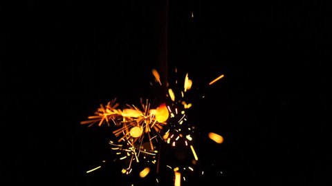 A Japanese sparkler and fireworks.