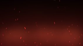 Abstract fire particle background