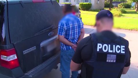 CIRCA 2018 - Special agents from U.S. Immigration and Customs Enforcement?s (ICE) Homeland Security Investigations (HSI) make arrests.