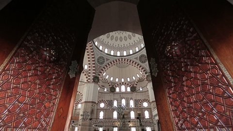 Istanbul Ottoman Sehzade Mosque Doors Entrance