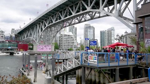 Vancouver, Canada - 08 08 2018: Aquabus Ferries